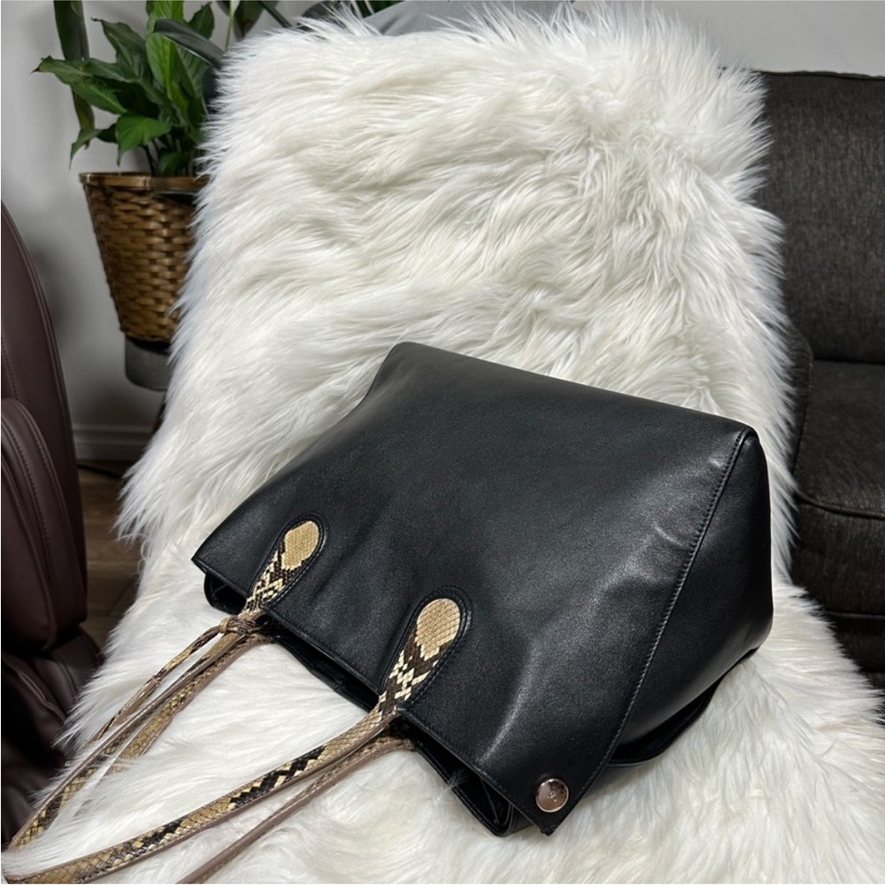 Christian Dior Medium Diorissimo Python Handle To… - image 5